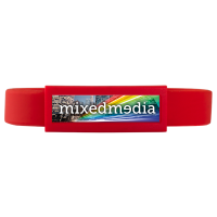 Domed Silicone Wristband