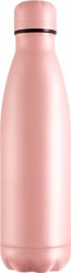 Mood Powder Coated Vacuum Bottle in Pastel Pink