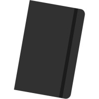Coloured Banbury A6 Notebook in Black