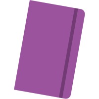 Coloured Banbury A6 Notebook in Purple