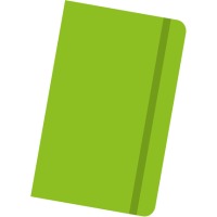 Coloured Banbury A6 Notebook in Light Green