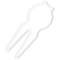 Pisa Pitch Fork in White