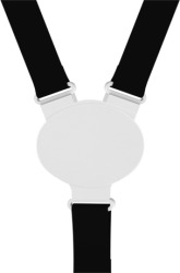 Snap Lanyard - Elliptical Shape in Black