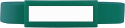 Domed Silicone Wristband in Green