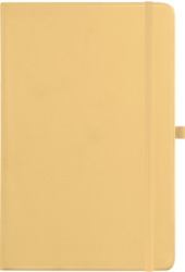 Mood Notebook - Coloured in Pastel Yellow