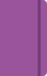 Coloured Banbury A6 Notebook in Purple