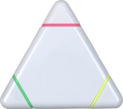 Triangular Highlighter in White
