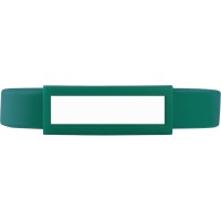 Domed Silicone Wristband in Green