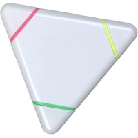 Triangular Highlighter in White
