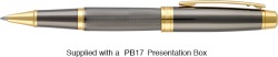 Academie Rollerball - Gun Metal/Gold in Gun Metal/Gold