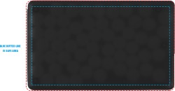 Coloured Mint Container Credit Card Shape in Solid Black