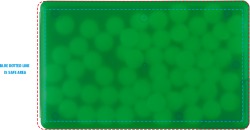 Coloured Mint Container Credit Card Shape in Frosted Green