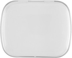 Mini Hinge Tin Mints in White