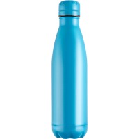Mood Powder Coated Vacuum Bottle in Light Blue
