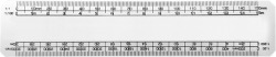 150mm Scale Ruler in White
