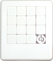 Sliding Puzzle in White