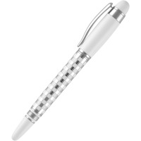 Chequers Rollerball in White