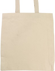 Natural Kingsbridge 5oz Cotton Tote Bag in Natural