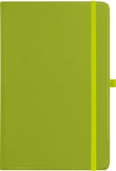 Mood Notebook - Coloured in Lime Green