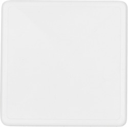 Recycled Plastic Coaster in White