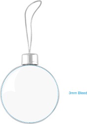 Picto Bauble - Large in Red