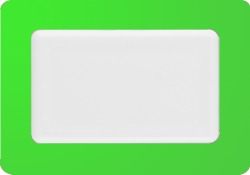 Snap Eraser Rectangular in Green