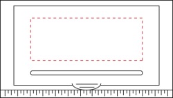 Sticky Note Ruler Set in White