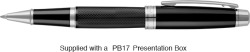 Academie Rollerball - Black/Chrome in Black/Chrome