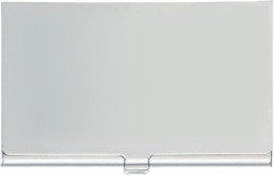 Aluminium Business Card Holder in Silver