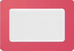 Snap Eraser Rectangular in Magenta