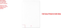 Slimline Power Bank in White/Light Blue