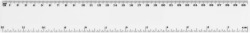 30cm Ruler in White