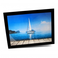 Printed Example of Jet Glass Desk Mount 152 x 203mm