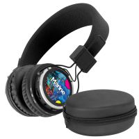Printed Example of Pulse Bluetooth Headphones with Travel Case