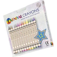 Printed Example of Carnival Crayons 12 Pack 