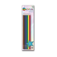 Printed Example of Carnival Colouring Pencils 6 Pack Full Size
