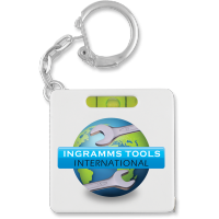 Spirit Level Tape Measure Keyring