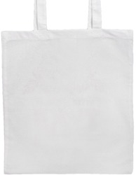White Kingsbridge 5oz Cotton Tote Bag in White