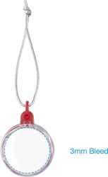 Picto Bauble - Mini in Red
