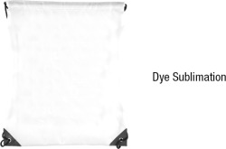 Verve Drawstring Bag in White