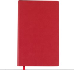 Fashion Notebook A5 in Red/Grey