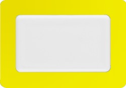 Snap Eraser Rectangular in Yellow
