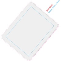 Mouse Mat in White/Black