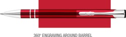Electra Ballpen 360&deg; in Red