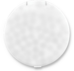 Mint Container Circle Shape in White
