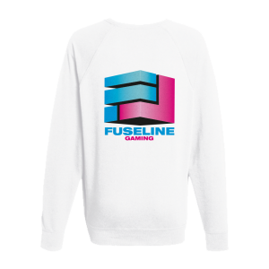 White Lightweight Jumper - Large - Printed Reverse