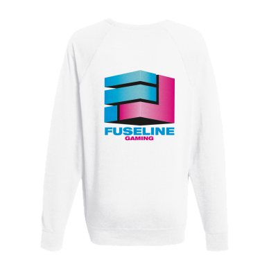 White Lightweight Jumper - Large - Printed Reverse