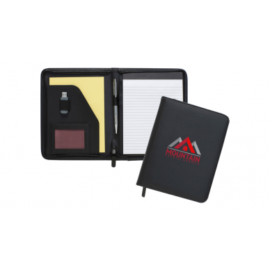 Dartmouth A5 Conference Folder - Zipped (Centre Print)