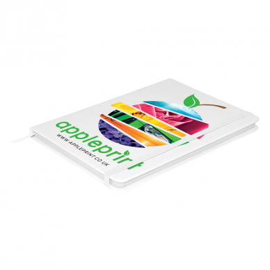 White Arundel A5 Notebook