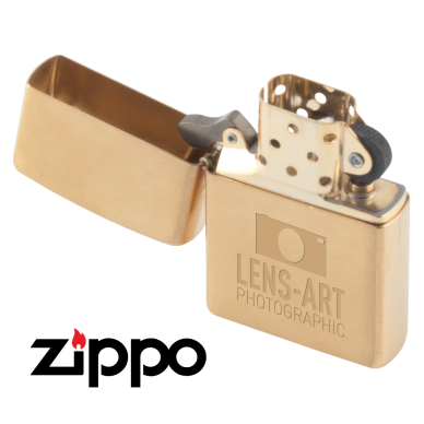 Zippo Lighter - Brushed Brass
